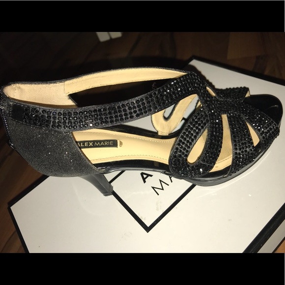 Alex Marie Black Heels - Picture 4 of 4